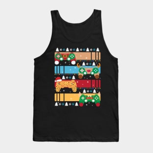 Game Controllers Christmas Gift Idea For Boys Girls Dad Mom Tank Top